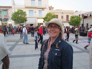 Dressed up for the line dancing