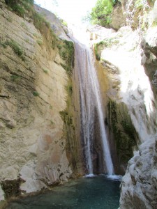 The end of Nidri waterfalls walk