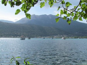 Looking west across Vlicho Bay