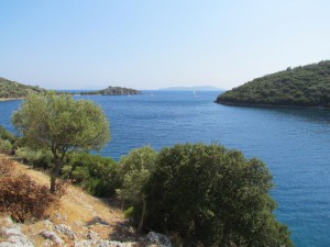 The entrance to Sivota