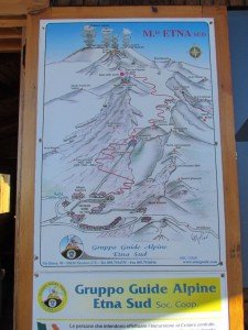 Our route up Etna