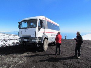 The 4WD volcano bus