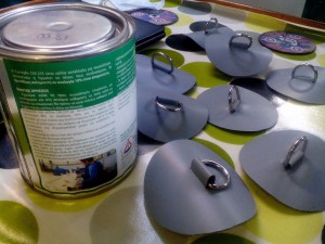 D-ring patch preparation