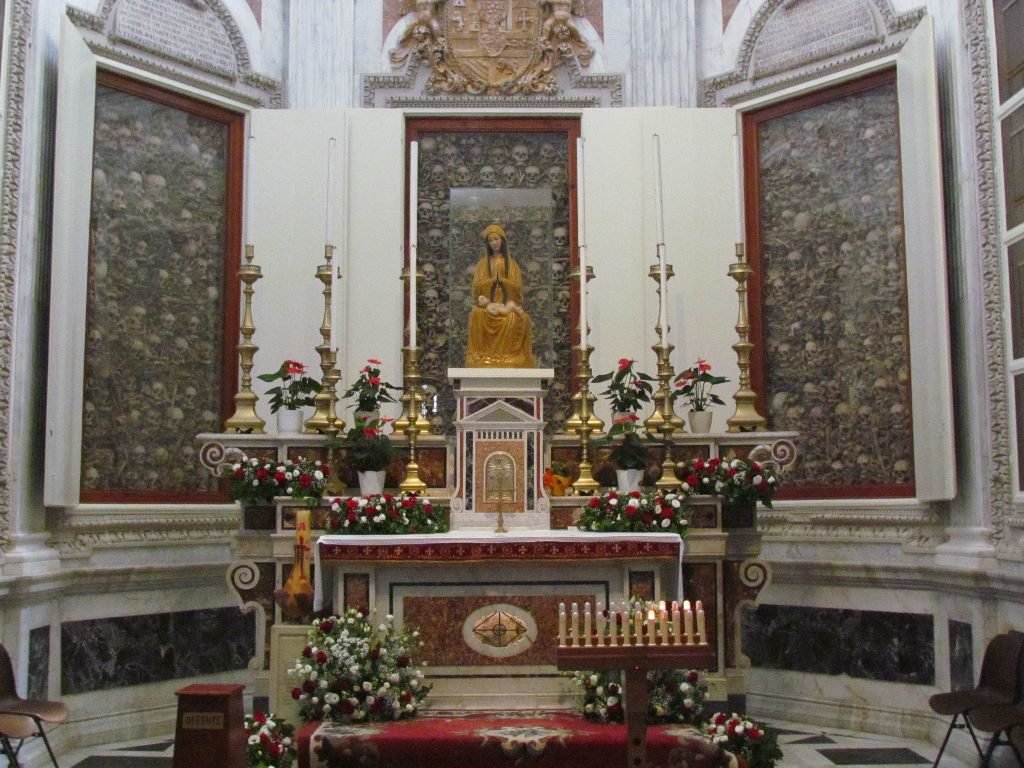 The skulls of the martyrs of Otranto gaze forever at the visitors to the cathedral