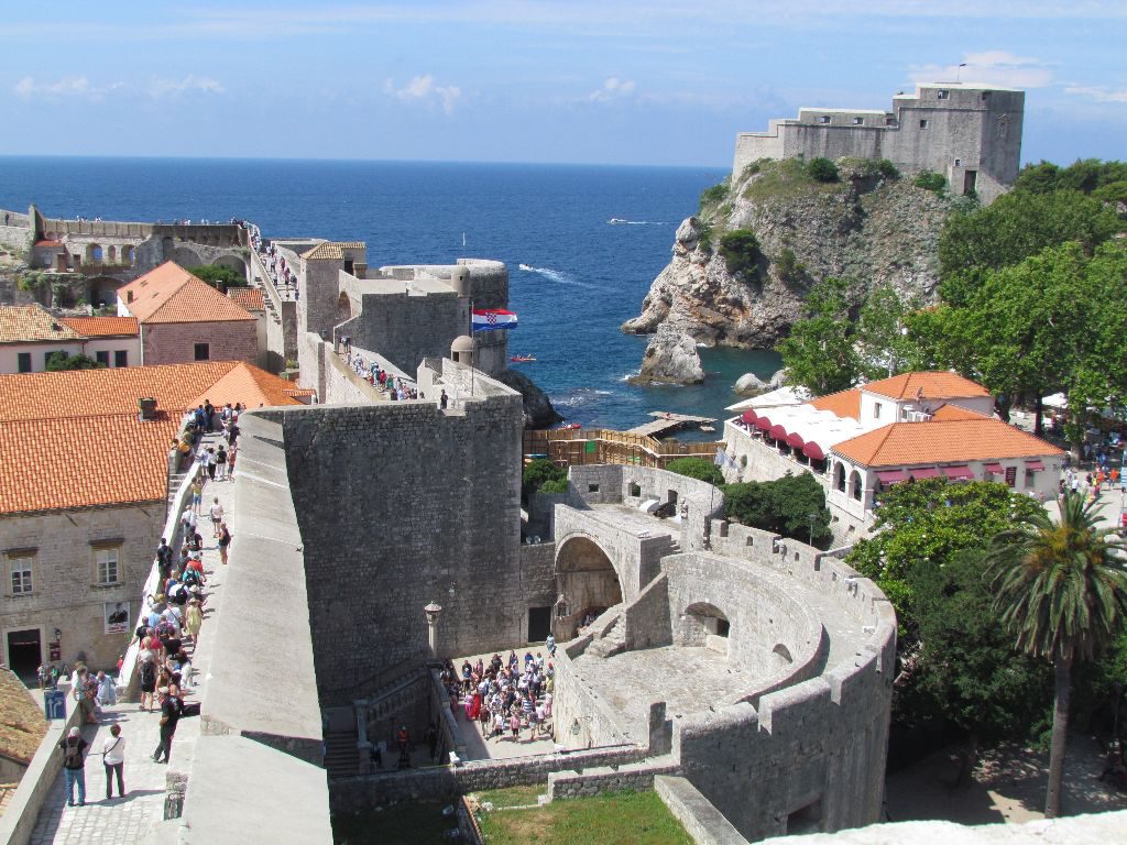 Looking down on the Pile Gate