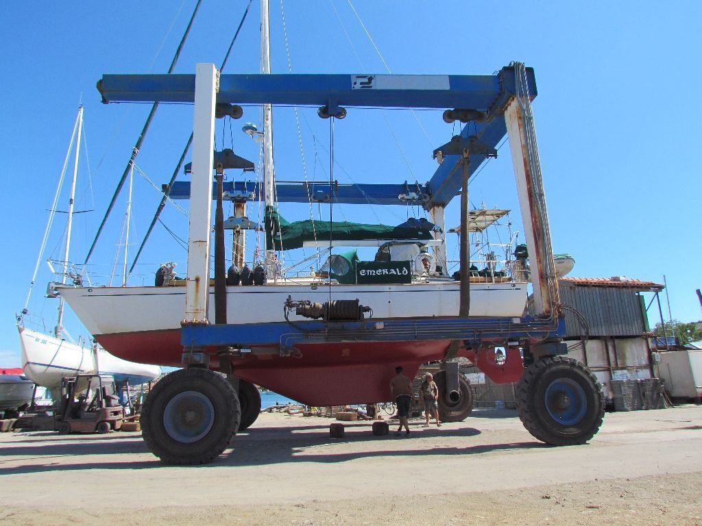 In the slings, ready for launch