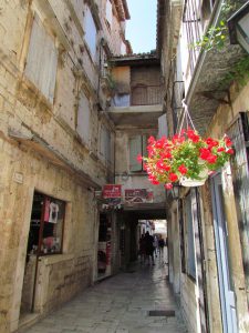 A pretty lane in Trogir