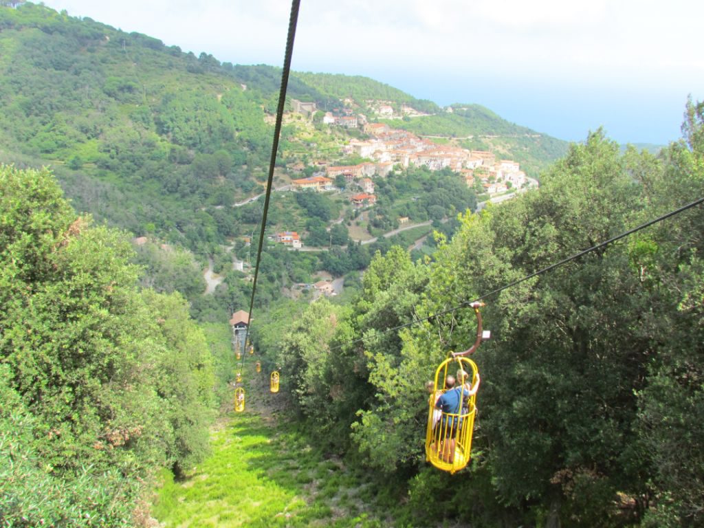 Looking back down to Marciana