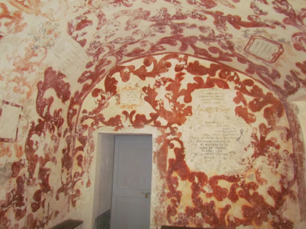 The back room of the sanctuary