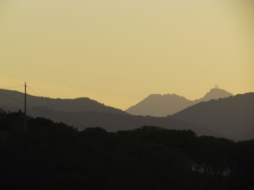 The towers on Monte Capanne can be seen from many parts of the island