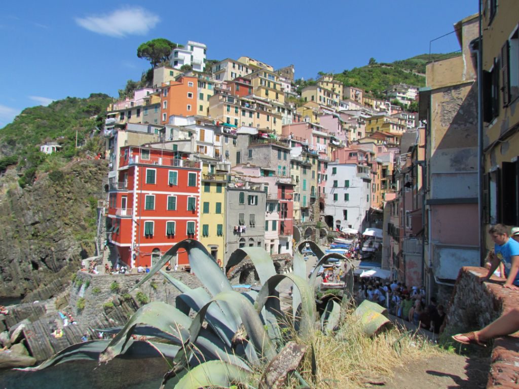 Riomaggiore, the first village in the chain of five
