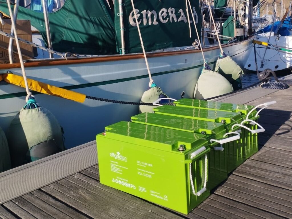 sailboat electric motor batteries